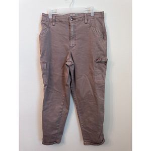 EUC Universal Thread Target Dusty Pink Rose Gold Cargo Pants Stretch Size 12